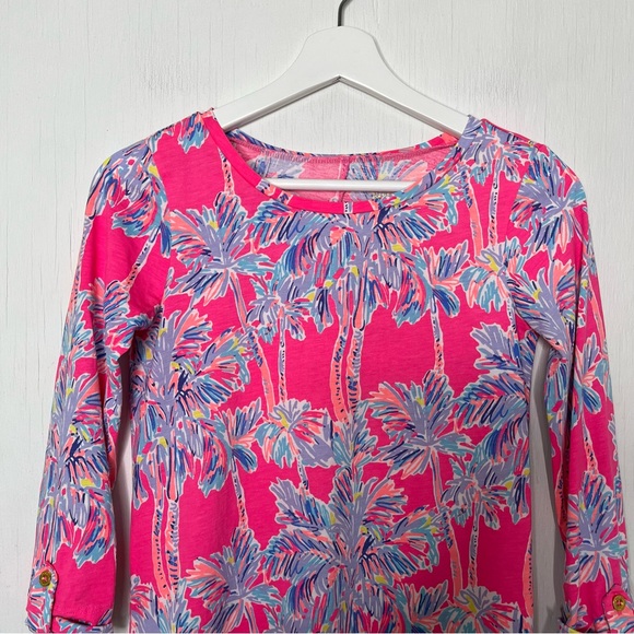 Lilly Pulitzer Linden Dress in Pink Nice Stem Size XXS - Picture 5 of 9